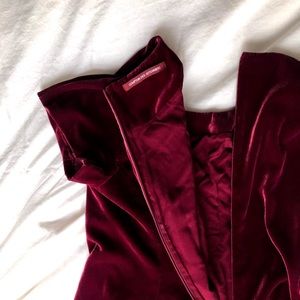 Rouge Velvet Cap Sleeve Dress